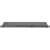 Lanberg - Lanch Paneel PPS5-0024-B - Server Accessoires - Zwart - Cat. 5e - 24xRJ-45