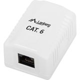 Lanberg - Opbouwdoos - 1 x RJ45 - Cat.6 - UTP - Niet Afgeschermd