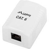 Lanberg - Opbouwdoos - 1 x RJ45 - Cat.6 - UTP - Niet Afgeschermd