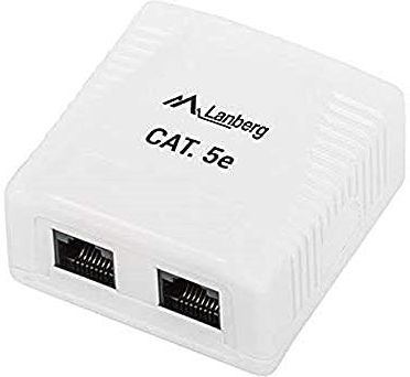 Lanberg UTP Data Box 2-port RJ45 unshielded cat. 5E
