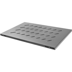 Lanberg - Fixed Shelf - Plank - Zwart - Robuust - 19-inch Compatibel