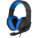 Genesis Argon 200 Gaming-hoofdtelefoon 2.0 met microfoon, mini-jack 3,5 x 2, volumeregelaar, blauw