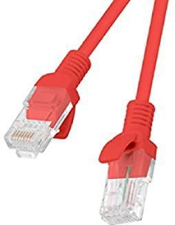 Lanberg - PCU6-10CC-0100-R - Cat.6 UTP Ethernet-netwerkkabel - Rood - 1 m