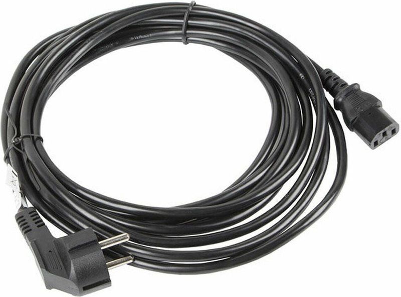 Lanberg CA-C13C-11CC-0100-BK electriciteitssnoer Zwart 10 m C13 stekker CEE7/7