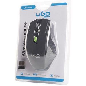 UGo UGO draadloos Optic mouse MY-04 1800 DPI, zwart