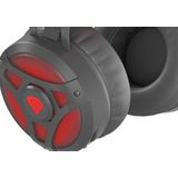 Genesis NEON 360 Gaming Headset - Rood Zwart - 50mm Drivers