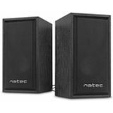 SPEAKERS NATEC PANTHER 6W RMS 2.0 USB BLACK