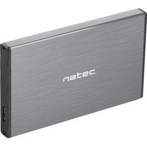 NATEC Externe enclosure Rhino GO voor 2,5 inch SATA, USB 3.0, grijs