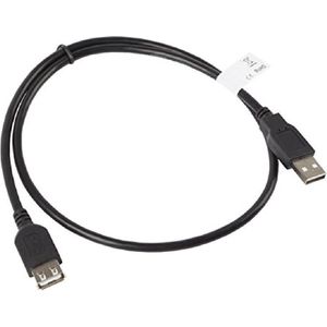 Lanberg extension cable USB 2.0 AM-AF 70cm zwart