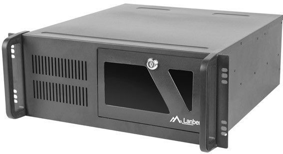 Lanberg SC01-4504-10B Server Behuizing - Zwart - 4U - Modulaire Rack