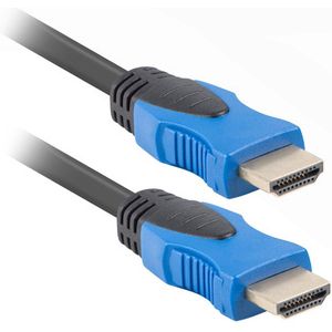 Lanberg - CA-HDMI-20CU-0005-BK - HDMI-kabel - Zwart - 0.5 m