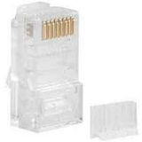 Lanberg - PLU-6000 Draadconnector RJ-45 - Netwerkkabel - U/UTP - Set van 100 stuks