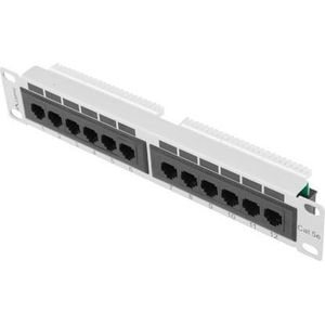 Netwerk Switch - Grijs - Metaal - 12 Poorten - Rackmontage - 1U