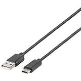 Lanberg CA-USBO-31CU-0010-BK USB-kabel 1 m USB 3.2 Gen 1 (3.1 Gen 1) USB A USB C Zwart