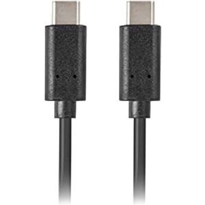 Lanberg - CA-CMCM-10CU-0005-BK - USB-kabel - Zwart - 0.50 m - USB 2.0
