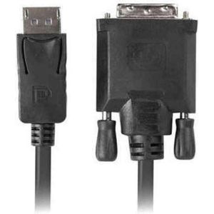 Lanberg cable Displayport(M) V1.2->DVI-D(M)(24+1) 1.8m zwart DUAL LINK