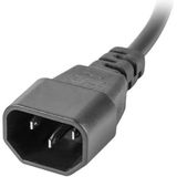 Lanberg - PDU-03E-0200-IEC-BK - Stroomverdelingseenheid - Zwart - 3 AC-uitgangen - 1U