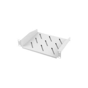 Lanberg fixed shelf 10'' 310mm, 1U/254x180mm, max load capacity up to 20kg grijs