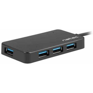 NATEC Hub USB 3.0 Moth (4-poorts, zwart)