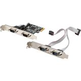 Lanberg - PCE-DB9-004 Interfacekaart - PCIe - Ingebouwd - Compact