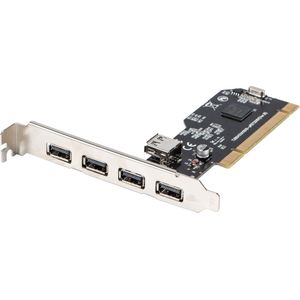 Lanberg - PCI-US2-005 - Interfacekaart - USB 2.0 - Low Profile