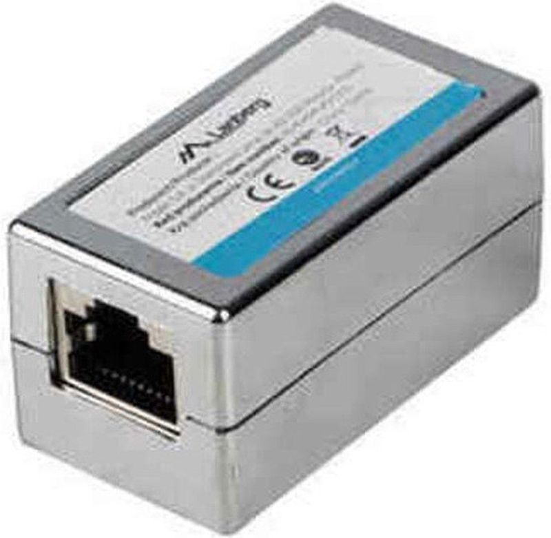 Lanberg - AD-RJ45-RJ45-OS6 - Adapter - Zilverkleurig - RJ45 Aansluitingen