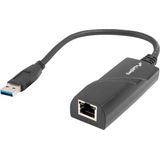 Lanberg - NC-1000-01 - Netwerkadapter - Zwart - USB-A naar RJ-45