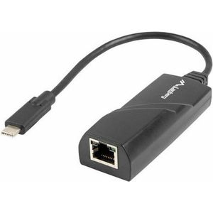USB C to RJ45 Network Adapter Lanberg NC-1000-02 Black 0,15 m