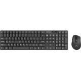 Natec Set 2in1 STINGRAY Wirelesss Keyboard+Mouse, US Layout