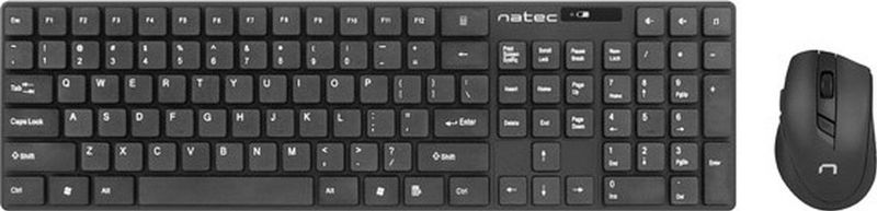 Natec -NZB-1440- Draadloze 2in1 - Stingray - Toetsenbord+Muis Set (US)