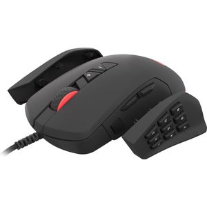 Genesis Xenon 770 RGB – FPS en MMO Gaming Muis – Aanpasbaar – Tot 14 Programmeerbare Knoppen – 10200 DPI