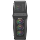 Genesis - NPC-1518 ATX Behuizing - Zwart - Materiaal: Staal