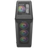 Genesis - NPC-1518 ATX Semi-tower Box TQEP-550SP - Zwart