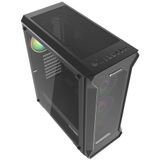 Genesis - NPC-1518 ATX Behuizing - Zwart - Materiaal: Staal