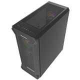 Genesis - NPC-1518 ATX Behuizing - Zwart - Materiaal: Staal