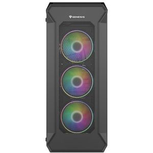 Genesis - NPC-1518 ATX Behuizing - Zwart - Materiaal: Staal