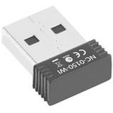 Lanberg - NC-0150-WI - Netwerkadapter - Zwart - USB - 2400 Mbit/s