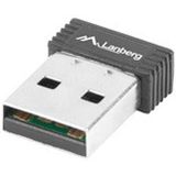 Lanberg - NC-0150-WI - Netwerkadapter - Zwart - USB - 2400 Mbit/s