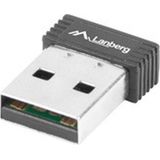 Lanberg - NC-0150-WI - Netwerkadapter - Zwart - USB - 2400 Mbit/s