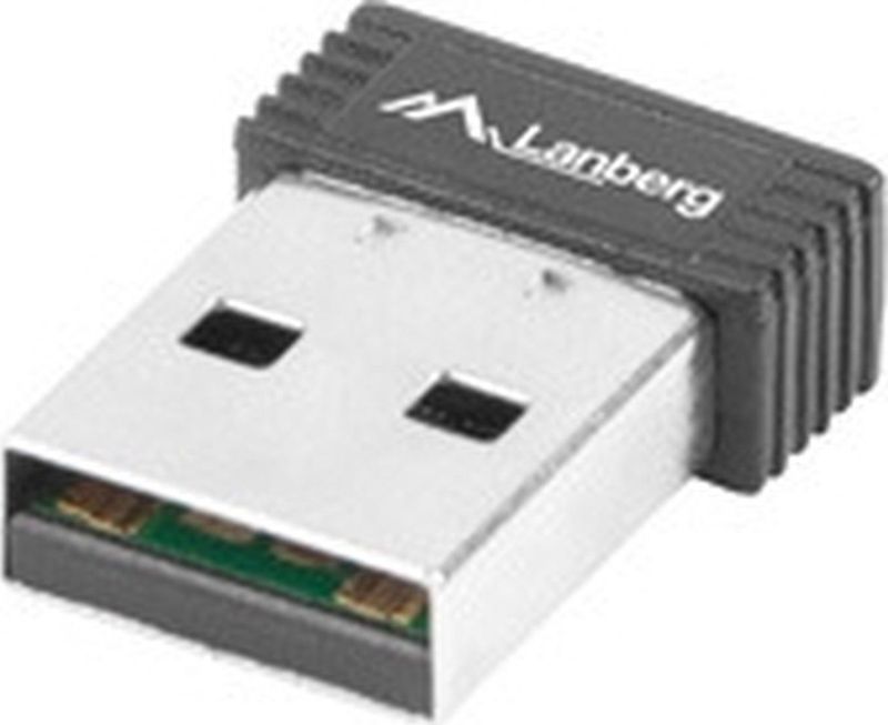 Lanberg - NC-0150-WI - Netwerkadapter - Zwart - USB - 2400 Mbit/s