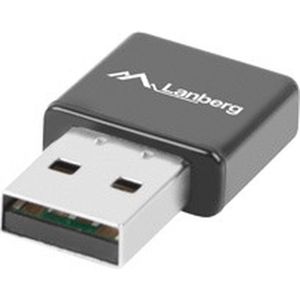 Lanberg - NC-0300-WI - Netwerkadapter - Zwart - USB - 2400 Mbit/s
