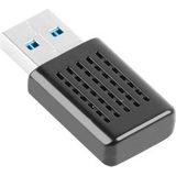 Lanberg - NC-1200-WI - Netwerkkaart - Zwart - USB - 5000 Mbit/s