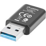 Lanberg - NC-1200-WI - Netwerkkaart - Zwart - USB - 5000 Mbit/s
