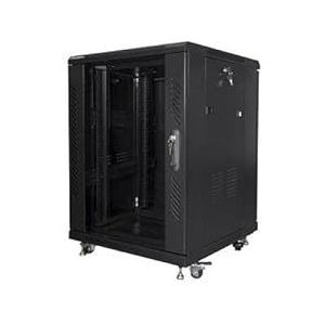 Lanberg - FF01-6615-12B - Netwerkkast - Zwart - Staal - 19 Inch