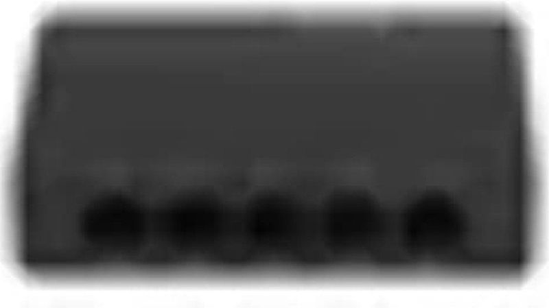 Lanberg - DSP2-1005-12V - Netwerkschakelaar - Zwart - 5 Poorten - Unmanaged Gigabit Ethernet