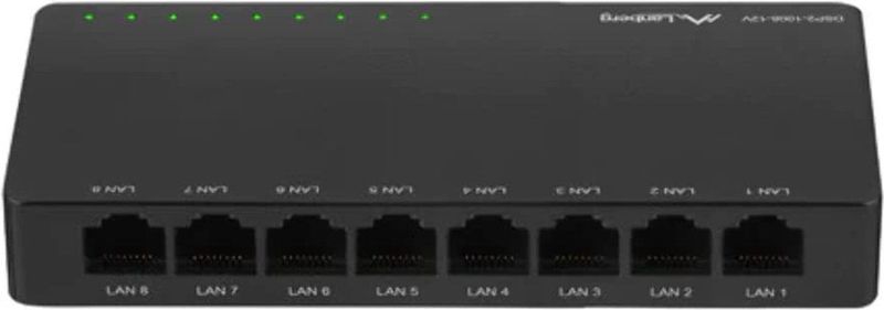 Lanberg - Switch - 5 Gigabit Poorten - Plug en Play - 12V
