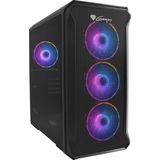 Genesis - NPC-1559 Micro ATX Midtower Case IRID 503 ARGB - Zwart