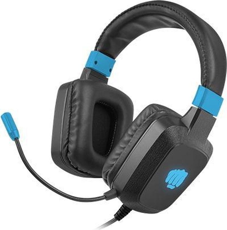 Fury - Raptor - Headset - Zwart-Blauw - Microfoon - RGB Verlichting