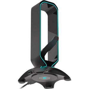 GENESIS - NBU-1602 - VANAD 500 - HEADSET STAND WITH MOUSE BUNGEE