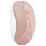 Natec Draadloze Muis Toucan Roze-Wit 1600DPI